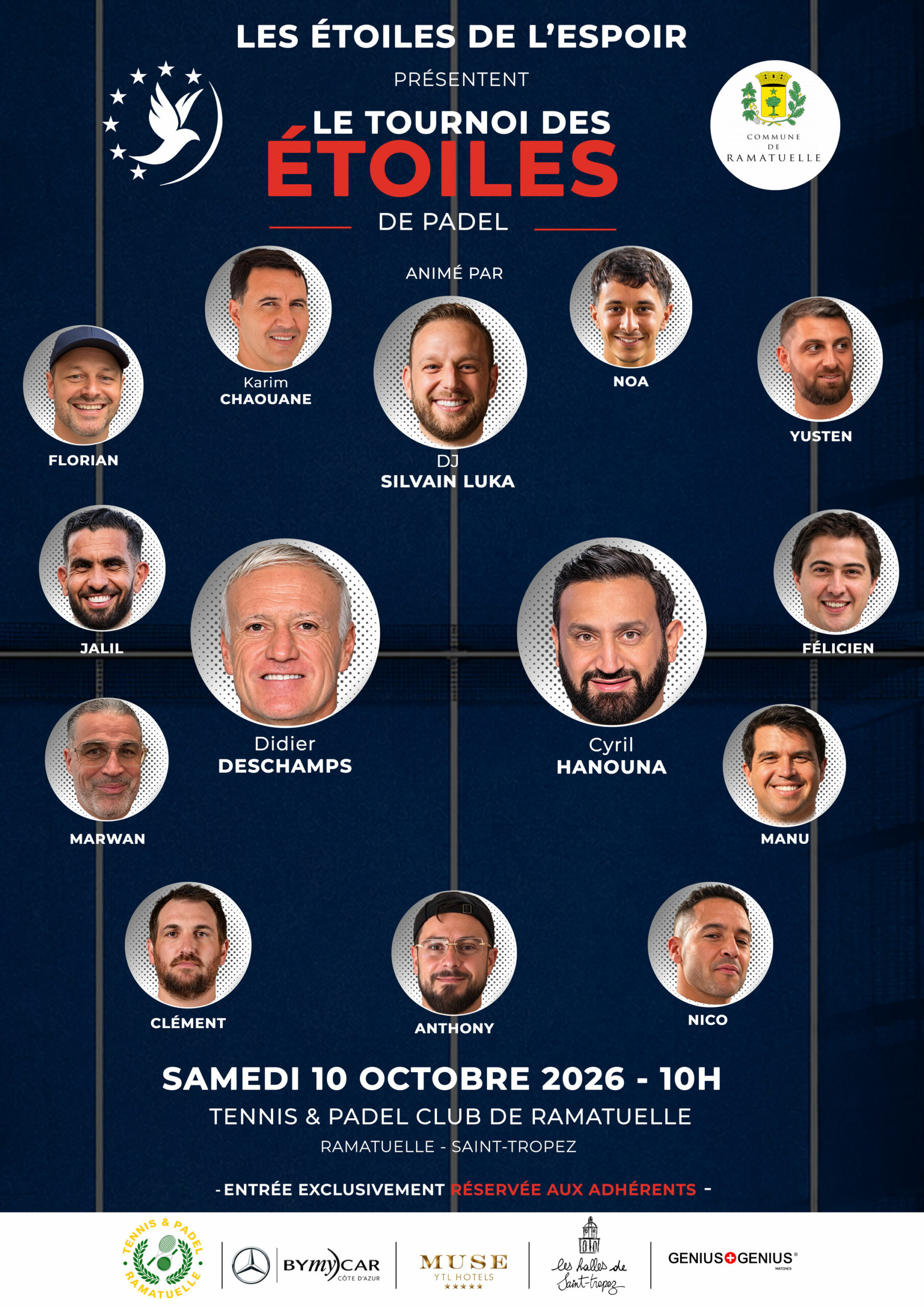 Le Tournoi des Étoiles de Padel - Affiche 2
